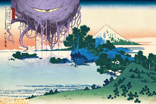 【クトゥルフ×葛飾北斎】異色のコラボを描いた『邪神三十六景』刊行記念グッズが発売決定。あなたの家が、邪神降臨の儀式場と化す