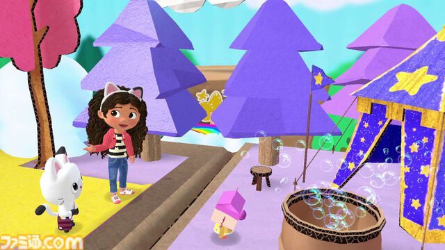 アニメ『ギャビーのドールハウス』がゲーム化。ドールハウスを探索しながらミニゲームが楽しめる。Switch、PS5、PS4版が本日（3/12）発売