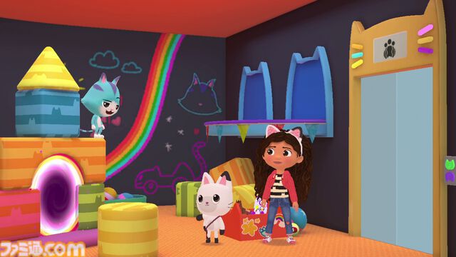 アニメ『ギャビーのドールハウス』がゲーム化。ドールハウスを探索しながらミニゲームが楽しめる。Switch、PS5、PS4版が本日（3/12）発売