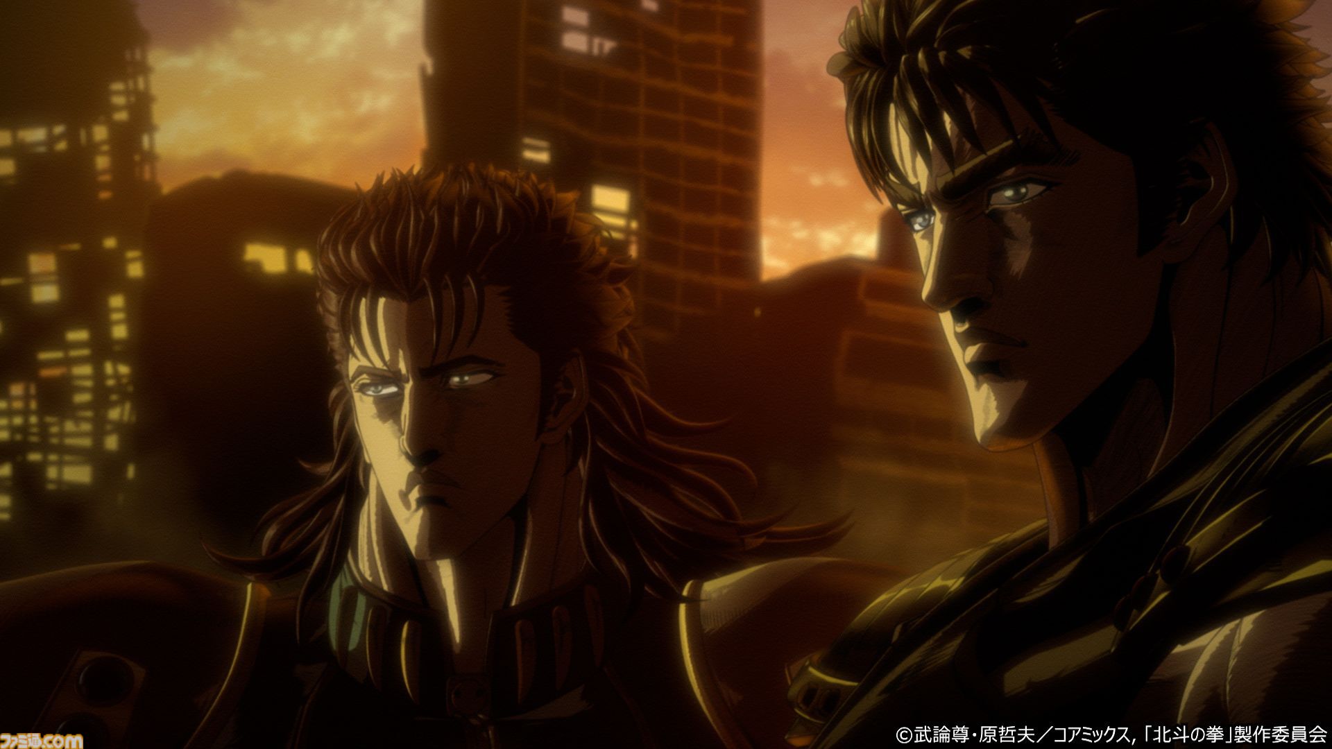 アニメ『北斗の拳』4月10日25時から放送・配信決定。レイ役は中村悠一、マミヤ役は青木瑠璃子、ナレーションは山寺宏一が担当