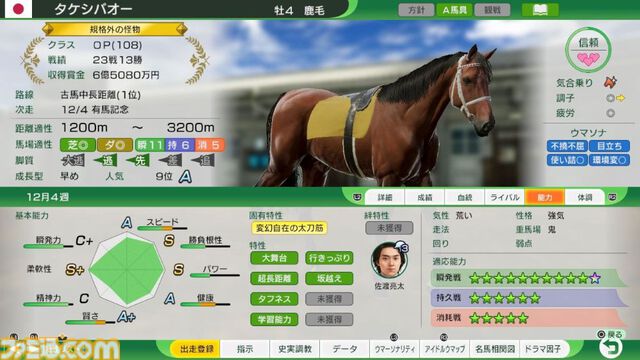 『ウイニングポスト10 2026』9シナリオを楽しめる体験版が本日（3/12）配信。セーブデータは製品版に引き継ぎ可能＆引き継いだら5億円が受け取れる