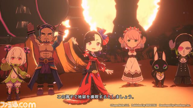 『エトランジュ オーヴァーロード』歌って踊る悪役令嬢アクションアドベンチャーの体験版が配信開始。ギミック盛り盛りステージ攻略で目指すは地獄統一