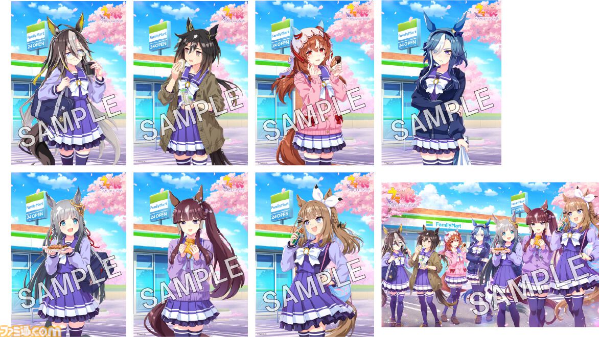 『ウマ娘』ファミマコラボが3月15日開催。“トレセン学園のはちみつパン”や“はちみードリンク”などが販売。オリジナルグッズが当たるキャンペーンも