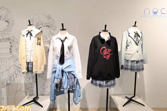 『シャニマス』衣装展は至近距離で見られて、衣装生地にも触れられる！ "My Songs Collection"衣装をはじめ、こだわり抜かれた衣装を隅々まで堪能できる空間【内覧会リポート】