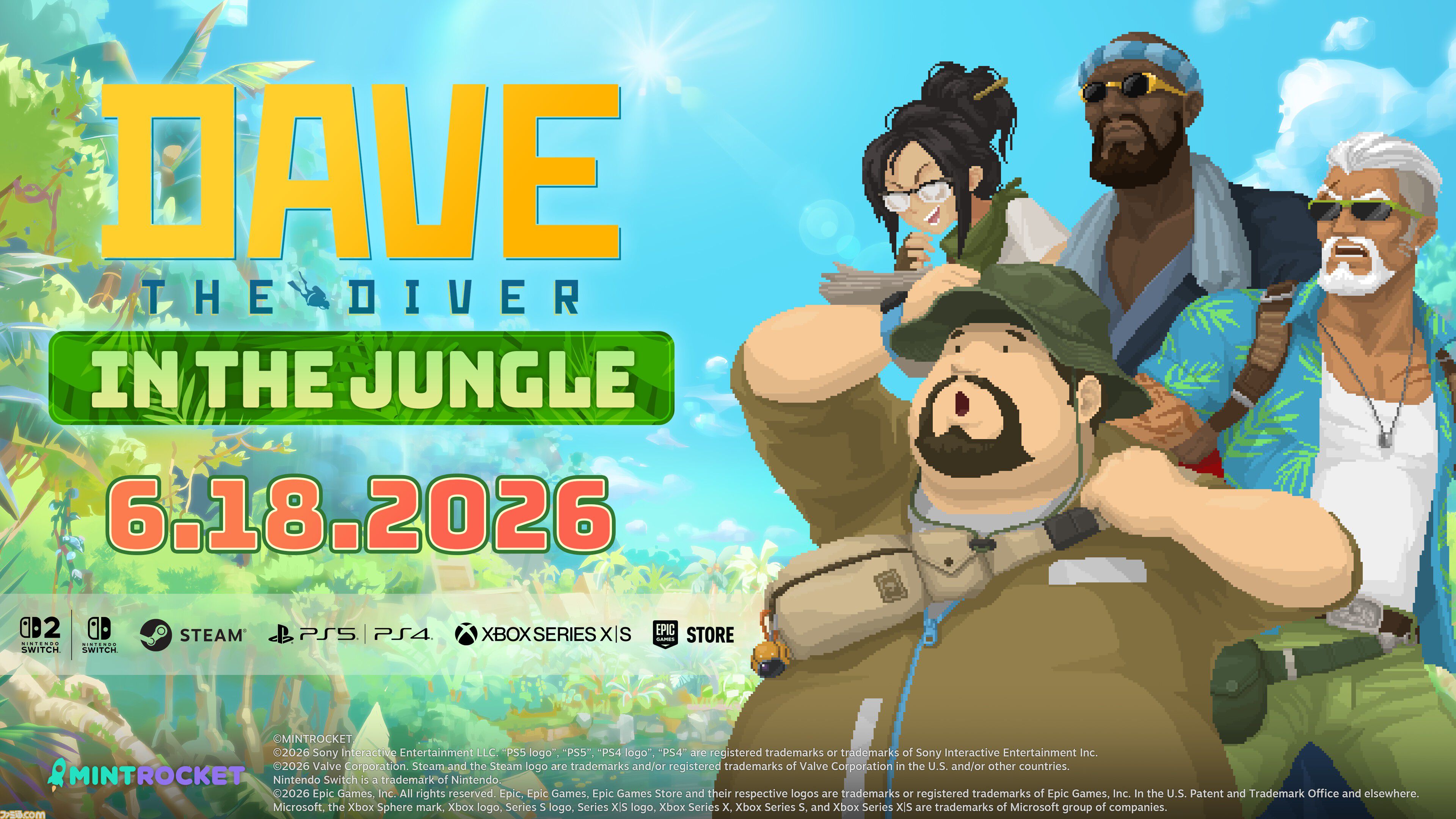 デイヴ・ザ・ダイバー』大型DLC“In the Jungle”6月18日配信。舞台は