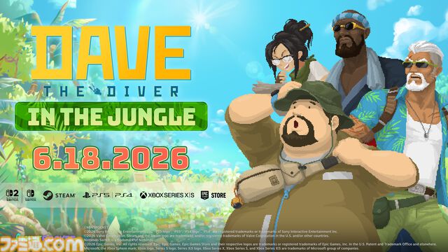 『デイヴ・ザ・ダイバー』舞台はジャングルの村ウタラ。巨大な淡水湖を探索する大型DLC“In the Jungle”が6月18日配信