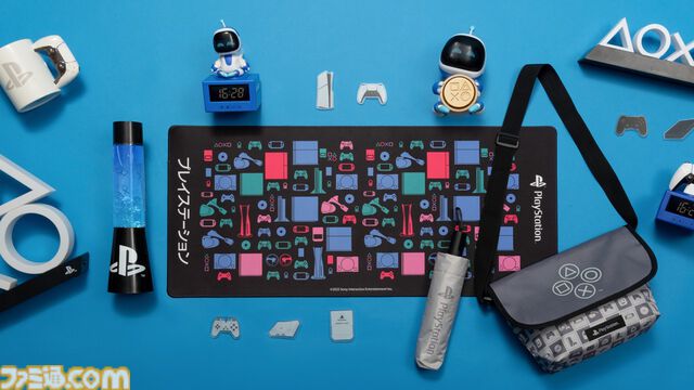 プレステのグリッターランプが新登場、シェイプスロゴがキラキラ光る。折り畳み傘やデスクマット、メッセンジャーバッグなども展開