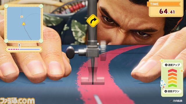 『龍が如く 極3 / 3外伝 Dark Ties』桐生さんの“さいほう”イベントのスコアでブラザーのミシンが当たるキャンペーンが開催。最高のパパを目指して裁縫に挑め