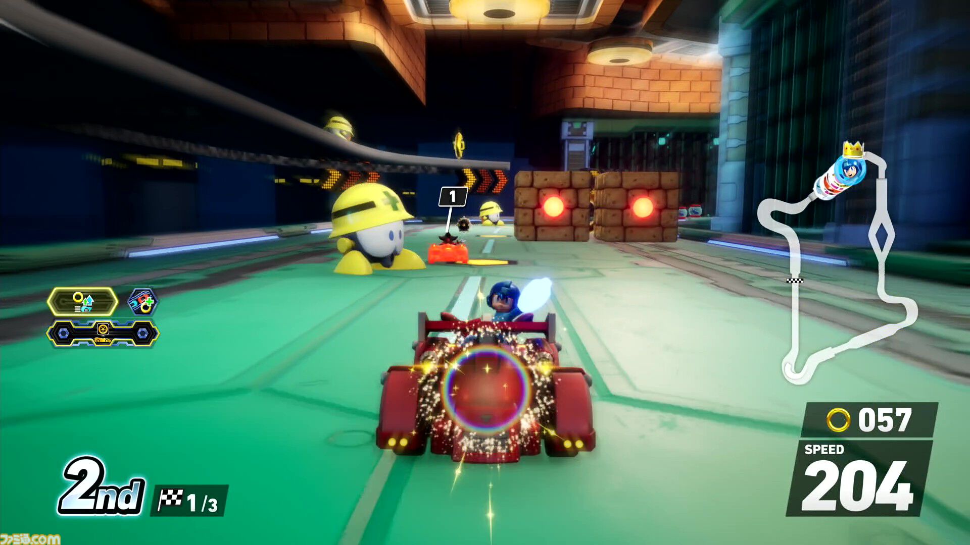 『ソニックレーシング クロスワールド』ロックマン＆ブルース参戦、ワイリーキャッスルを走ると存在しない歌詞が脳内再生されがち【コースアウトでﾃｨｳﾝﾃｨｳﾝﾃｨｳﾝ】