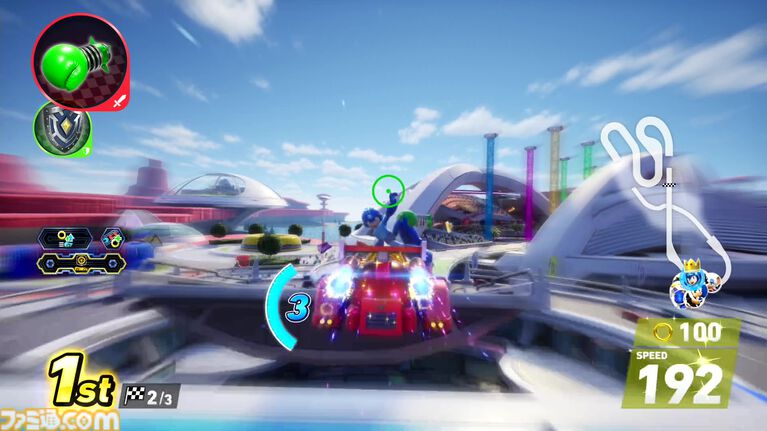 『ソニックレーシング クロスワールド』ロックマン＆ブルース参戦、ワイリーキャッスルを走ると存在しない歌詞が脳内再生されがち【コースアウトでﾃｨｳﾝﾃｨｳﾝﾃｨｳﾝ】