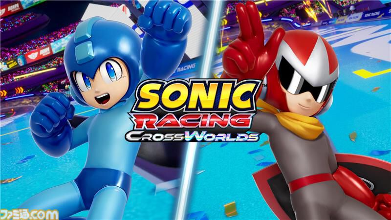 『ソニックレーシング クロスワールド』ロックマン＆ブルース参戦、ワイリーキャッスルを走ると存在しない歌詞が脳内再生されがち【コースアウトでﾃｨｳﾝﾃｨｳﾝﾃｨｳﾝ】