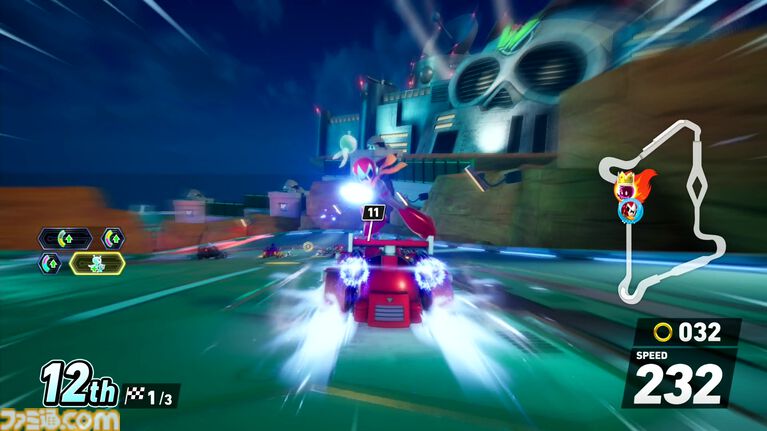 『ソニックレーシング クロスワールド』ロックマン＆ブルース参戦、ワイリーキャッスルを走ると存在しない歌詞が脳内再生されがち【コースアウトでﾃｨｳﾝﾃｨｳﾝﾃｨｳﾝ】