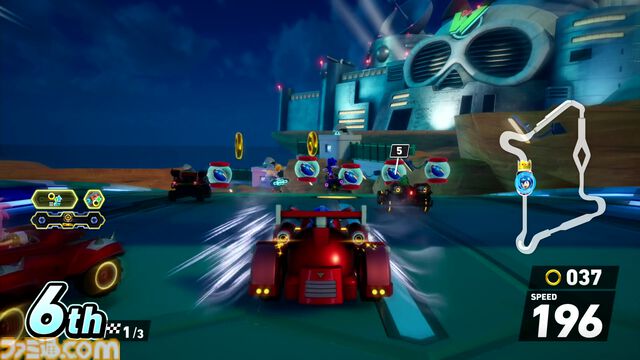 『ソニックレーシング クロスワールド』ロックマン＆ブルース参戦、ワイリーキャッスルを走ると存在しない歌詞が脳内再生されがち【コースアウトでﾃｨｳﾝﾃｨｳﾝﾃｨｳﾝ】