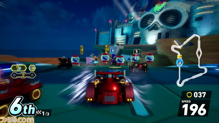 『ソニックレーシング クロスワールド』ロックマン＆ブルース参戦、ワイリーキャッスルを走ると存在しない歌詞が脳内再生されがち【コースアウトでﾃｨｳﾝﾃｨｳﾝﾃｨｳﾝ】