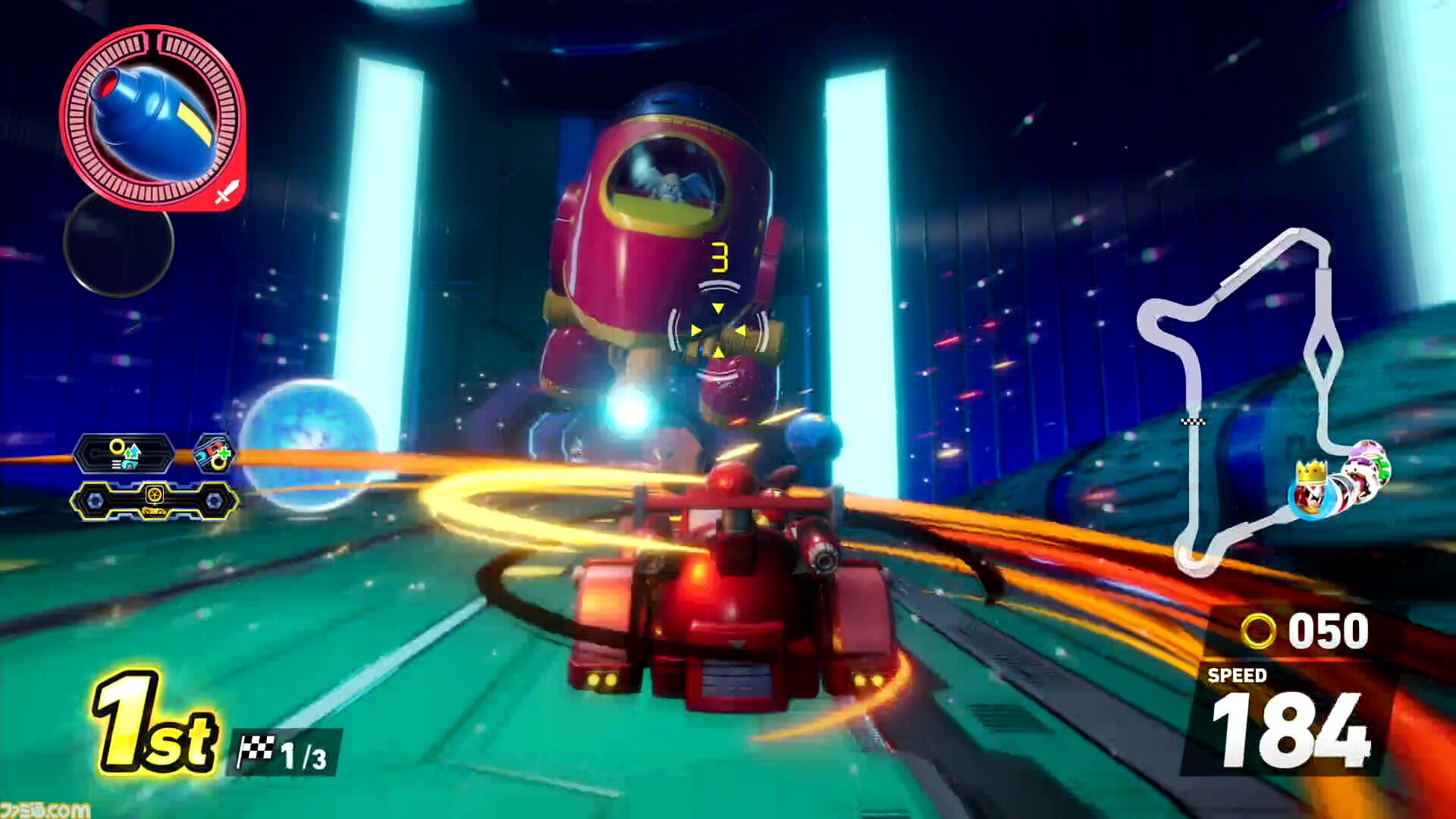 『ソニックレーシング クロスワールド』ロックマン＆ブルース参戦、ワイリーキャッスルを走ると存在しない歌詞が脳内再生されがち【コースアウトでﾃｨｳﾝﾃｨｳﾝﾃｨｳﾝ】