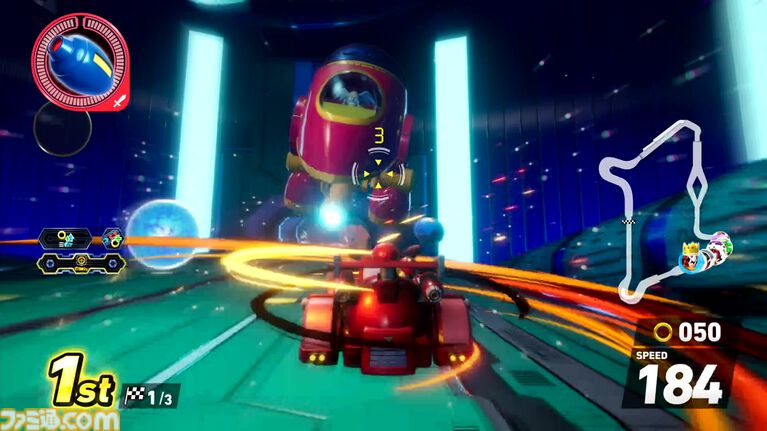 『ソニックレーシング クロスワールド』ロックマン＆ブルース参戦、ワイリーキャッスルを走ると存在しない歌詞が脳内再生されがち【コースアウトでﾃｨｳﾝﾃｨｳﾝﾃｨｳﾝ】