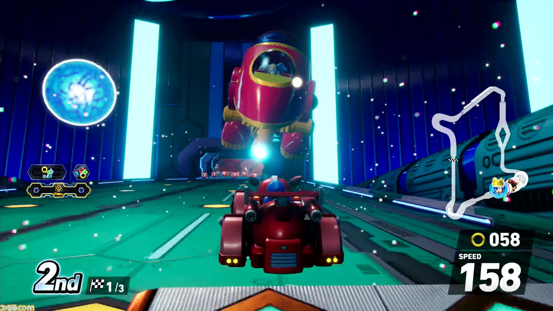 『ソニックレーシング クロスワールド』ロックマン＆ブルース参戦、ワイリーキャッスルを走ると存在しない歌詞が脳内再生されがち【コースアウトでﾃｨｳﾝﾃｨｳﾝﾃｨｳﾝ】