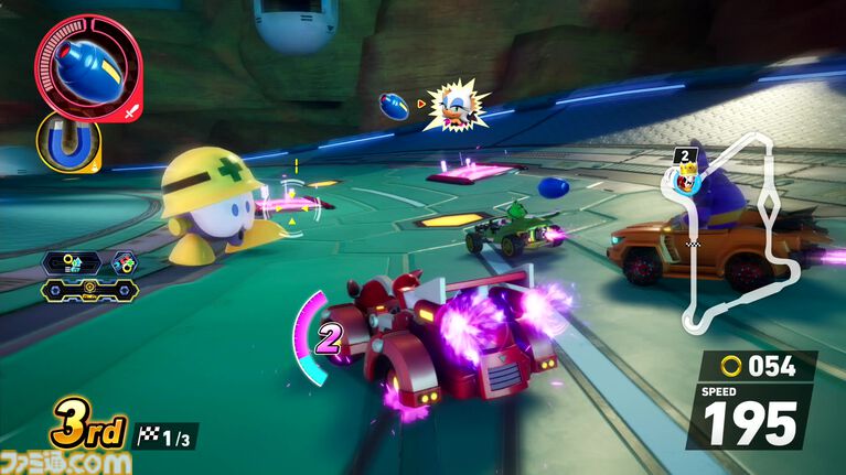 『ソニックレーシング クロスワールド』ロックマン＆ブルース参戦、ワイリーキャッスルを走ると存在しない歌詞が脳内再生されがち【コースアウトでﾃｨｳﾝﾃｨｳﾝﾃｨｳﾝ】