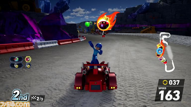 『ソニックレーシング クロスワールド』ロックマン＆ブルース参戦、ワイリーキャッスルを走ると存在しない歌詞が脳内再生されがち【コースアウトでﾃｨｳﾝﾃｨｳﾝﾃｨｳﾝ】