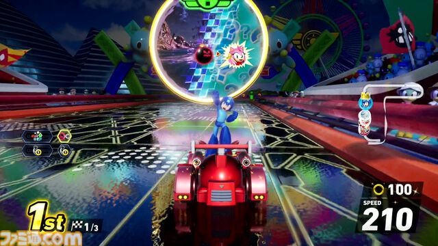 『ソニックレーシング クロスワールド』ロックマン＆ブルース参戦、ワイリーキャッスルを走ると存在しない歌詞が脳内再生されがち【コースアウトでﾃｨｳﾝﾃｨｳﾝﾃｨｳﾝ】