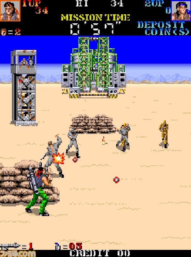 【アケアカ】『餓流禍』3月19日配信。大国の侵攻を防ぐべく戦争のプロフェッショナルとして大軍に立ち向かうシューティング