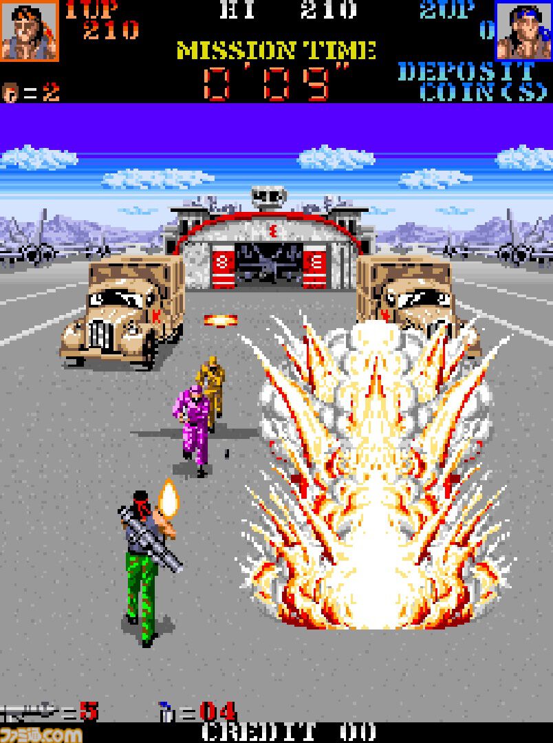 【アケアカ】『餓流禍』3月19日配信。大国の侵攻を防ぐべく戦争のプロフェッショナルとして大軍に立ち向かうシューティング