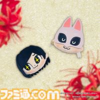 『サイレントヒルf』雛子と狐面の男の大川ぶくぶ描き下ろしグッズが登場。セリフ入りアクキーやぬいぐるみマスコットなど