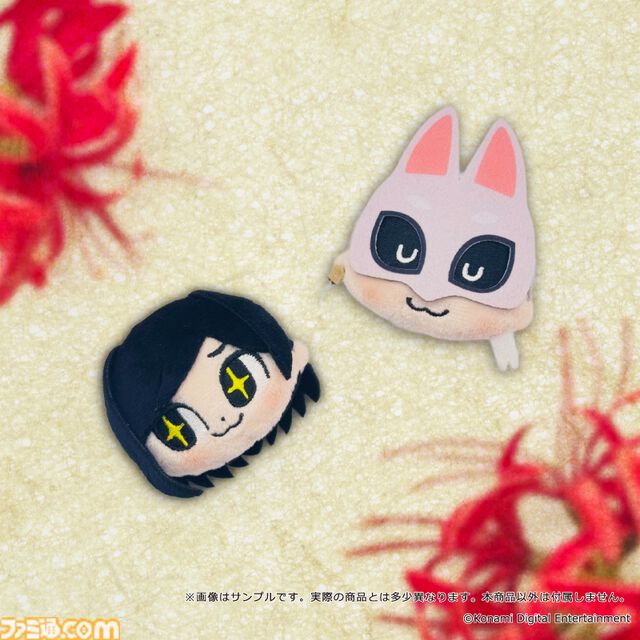 『サイレントヒルf』雛子と狐面の男の大川ぶくぶ描き下ろしグッズが登場。セリフ入りアクキーやぬいぐるみマスコットなど