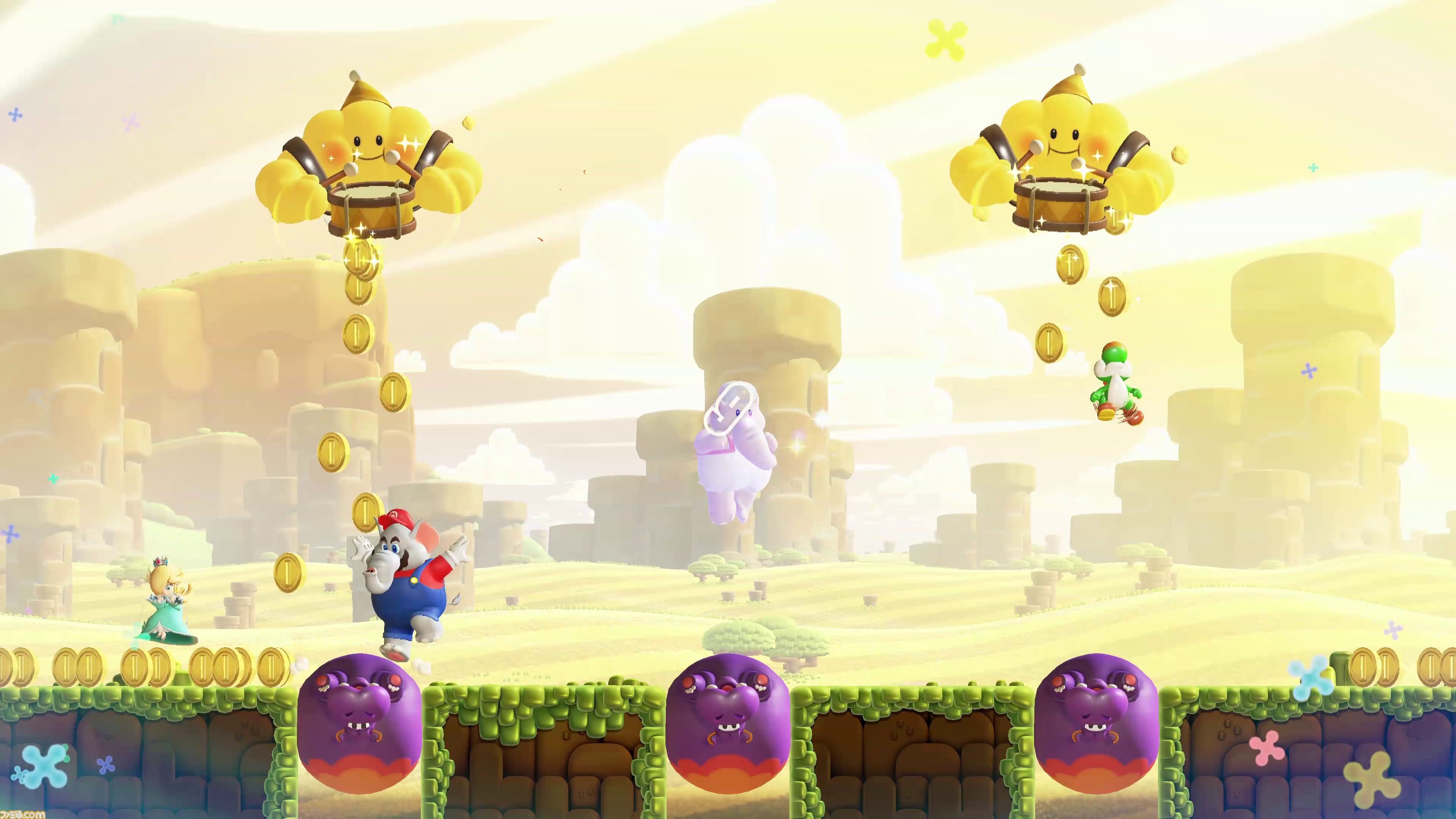 スーパーマリオブラザーズ ワンダー Nintendo Switch 2 Edition + みんなでリンリンパーク』レビュー。家族や友だちと遊べる対戦・協力ミニゲームの虜に！キュートなロゼッタとアシストのチコも注目