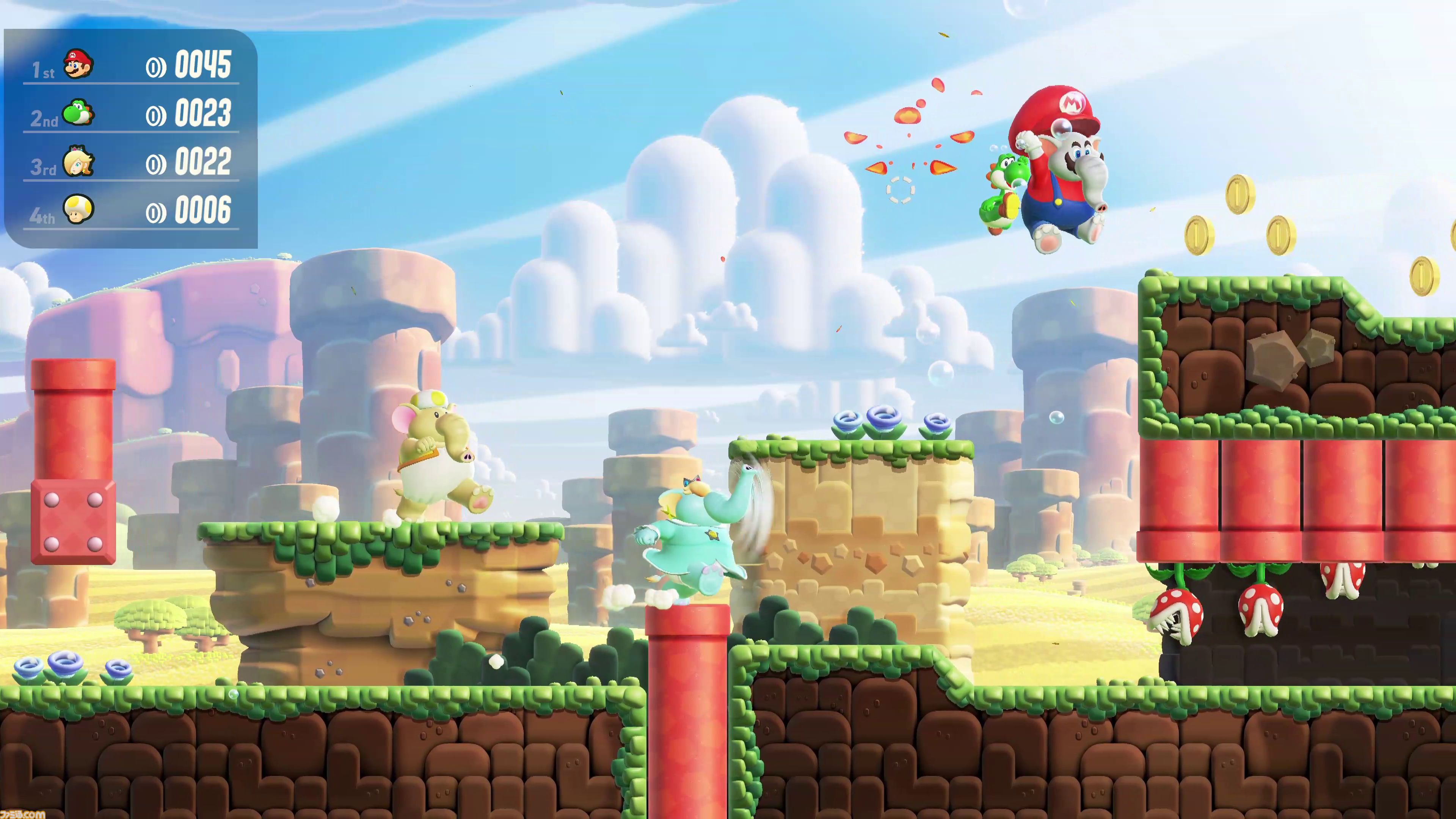 スーパーマリオブラザーズ ワンダー Nintendo Switch 2 Edition + みんなでリンリンパーク』レビュー。家族や友だちと遊べる対戦・協力ミニゲームの虜に！キュートなロゼッタとアシストのチコも注目