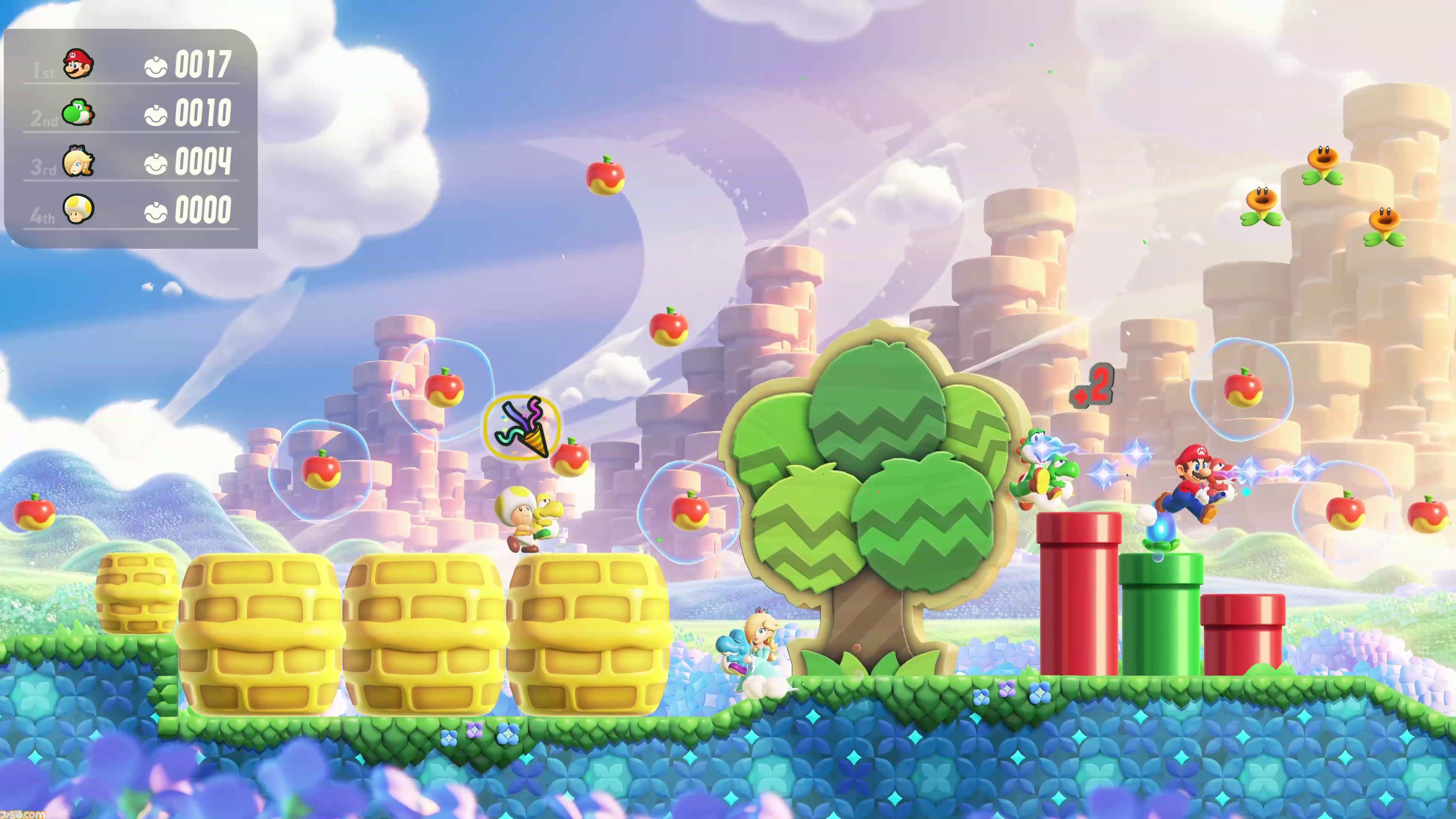 スーパーマリオブラザーズ ワンダー Nintendo Switch 2 Edition + みんなでリンリンパーク』レビュー。家族や友だちと遊べる対戦・協力ミニゲームの虜に！キュートなロゼッタとアシストのチコも注目