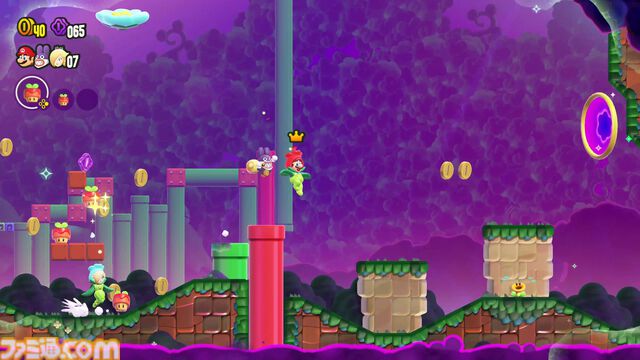 スーパーマリオブラザーズ ワンダー Nintendo Switch 2 Edition + みんなでリンリンパーク』レビュー。家族や友だちと遊べる対戦・協力ミニゲームの虜に！キュートなロゼッタとアシストのチコも注目