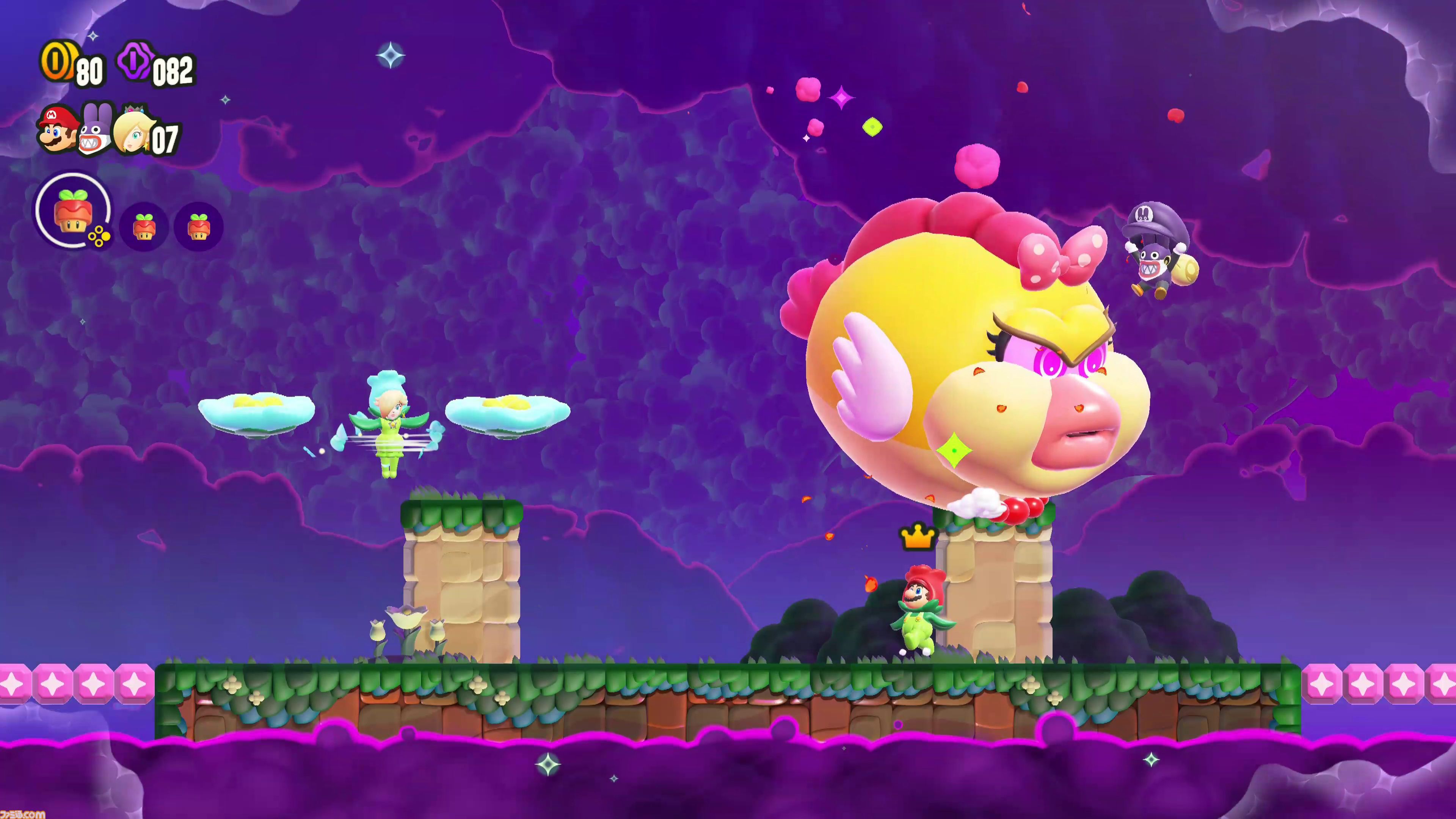 スーパーマリオブラザーズ ワンダー Nintendo Switch 2 Edition + みんなでリンリンパーク』レビュー。家族や友だちと遊べる対戦・協力ミニゲームの虜に！キュートなロゼッタとアシストのチコも注目