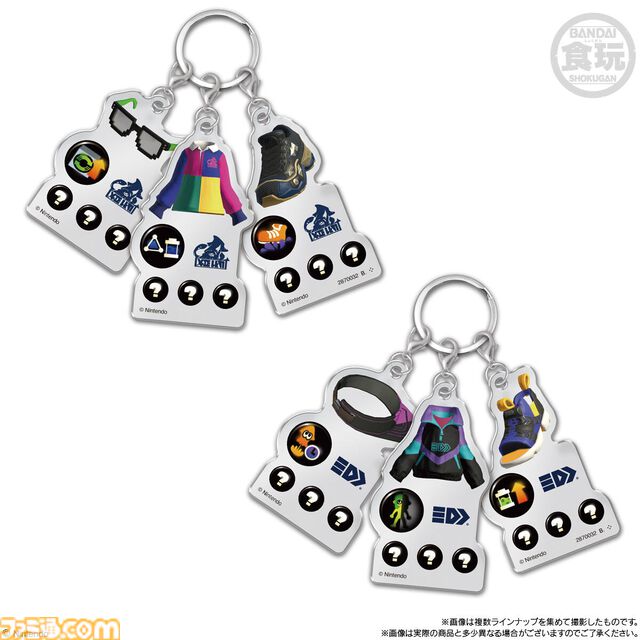 『スプラトゥーン3』クマサン商会、タタキケンサキなどのギアがかわいいチャームに！ アタマ、フク、クツを揃えて自分好みにコーディネートできる“ギア3連チャーム”発売