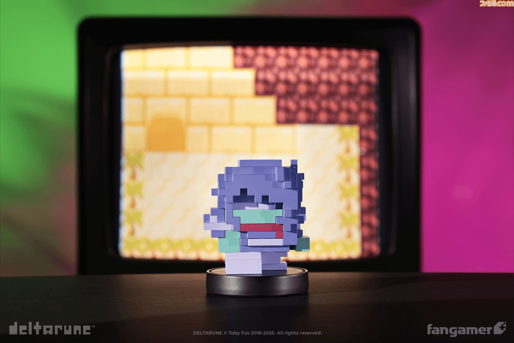 DELTARUNE』チャプター3のドット絵クリスたちが立体化。並べてかざり