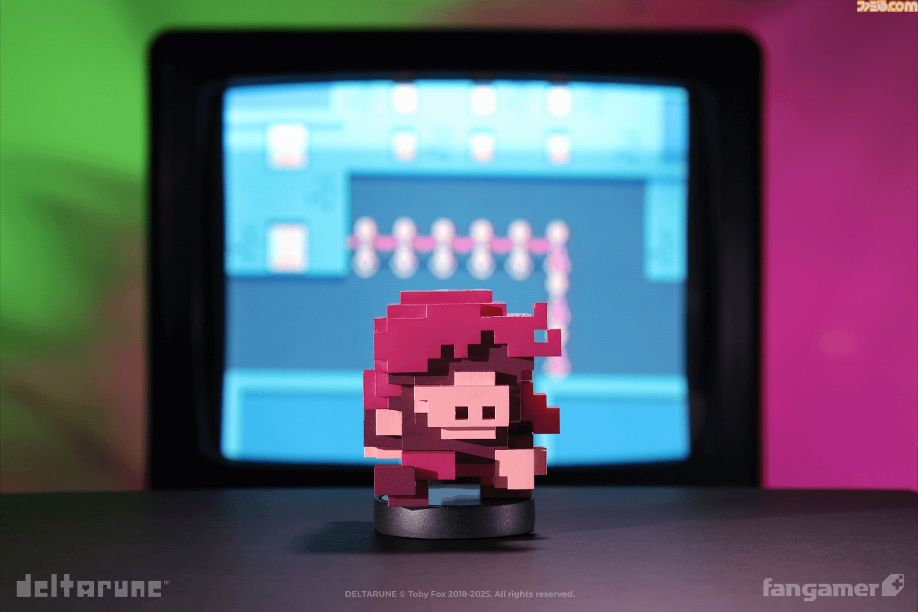 DELTARUNE』チャプター3のドット絵クリスたちが立体化。並べてかざり
