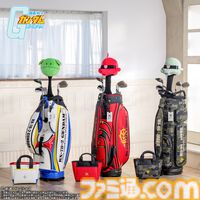 『ガンダム』シャアザク＆ザクIIがキャディバッグやヘッドカバーに！ MSやハロモチーフのゴルフグッズ9点の予約販売が本日（3/19）開始