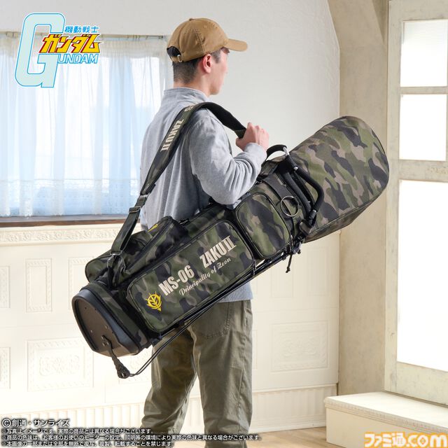 『ガンダム』シャアザク＆ザクIIがキャディバッグやヘッドカバーに！ MSやハロモチーフのゴルフグッズ9点の予約販売が本日（3/19）開始