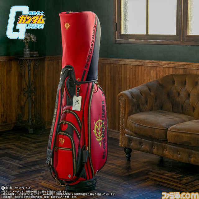 『ガンダム』シャアザク＆ザクIIがキャディバッグやヘッドカバーに！ MSやハロモチーフのゴルフグッズ9点の予約販売が本日（3/19）開始