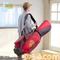 『ガンダム』シャアザク＆ザクIIがキャディバッグやヘッドカバーに！ MSやハロモチーフのゴルフグッズ9点の予約販売が本日（3/19）開始