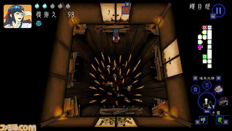 『深 四のの目 -陰陽の巫女-』一寸先は死……判断力が試される思考型ローグライクホラーは死と隣り合わせだからこそおもしろい【レビュー】