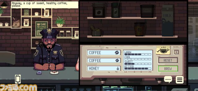 『コーヒートーク エピソード1』スマホ版が配信開始。夜のカフェでバリスタとして客との交流、人生の物語を楽しむアドベンチャー