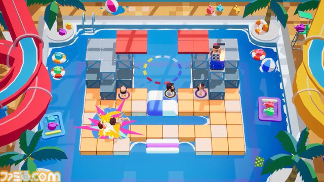 『BLOKES on BLOCKS!』おじさん“押しあい”パーティーバトルアクションは方向キー＆ワンボタンのみの超カジュアルゲー。ワイワイガヤガヤとみんなで集まって遊びたい【TIGS2026】