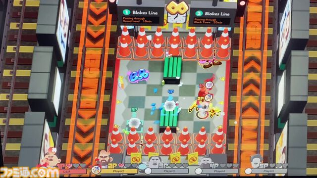 『BLOKES on BLOCKS!』おじさん“押しあい”パーティーバトルアクションは方向キー＆ワンボタンのみの超カジュアルゲー。ワイワイガヤガヤとみんなで集まって遊びたい【TIGS2026】