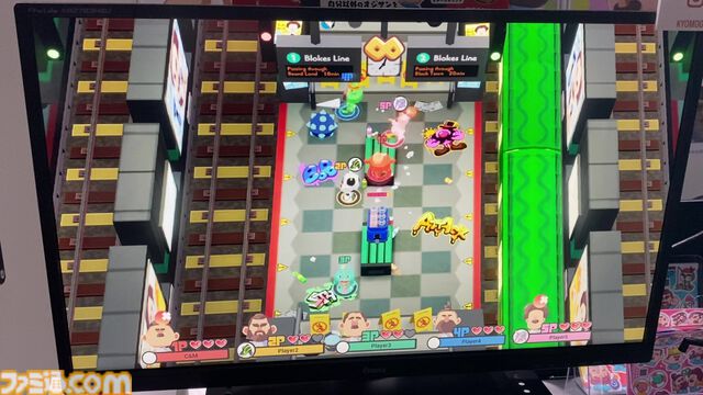 『BLOKES on BLOCKS!』おじさん“押しあい”パーティーバトルアクションは方向キー＆ワンボタンのみの超カジュアルゲー。ワイワイガヤガヤとみんなで集まって遊びたい【TIGS2026】