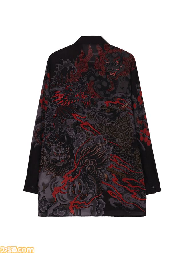 『龍が如く』桐生一馬の応龍、錦山彰の緋鯉など刺青デザインを落とし込んだアパレルアイテムが登場。ヨウジヤマモトコラボ第4弾が3月25日発売