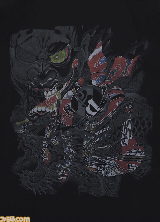 『龍が如く』桐生一馬の応龍、錦山彰の緋鯉など刺青デザインを落とし込んだアパレルアイテムが登場。ヨウジヤマモトコラボ第4弾が3月25日発売