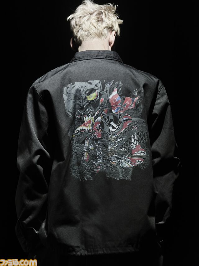 『龍が如く』桐生一馬の応龍、錦山彰の緋鯉など刺青デザインを落とし込んだアパレルアイテムが登場。ヨウジヤマモトコラボ第4弾が3月25日発売