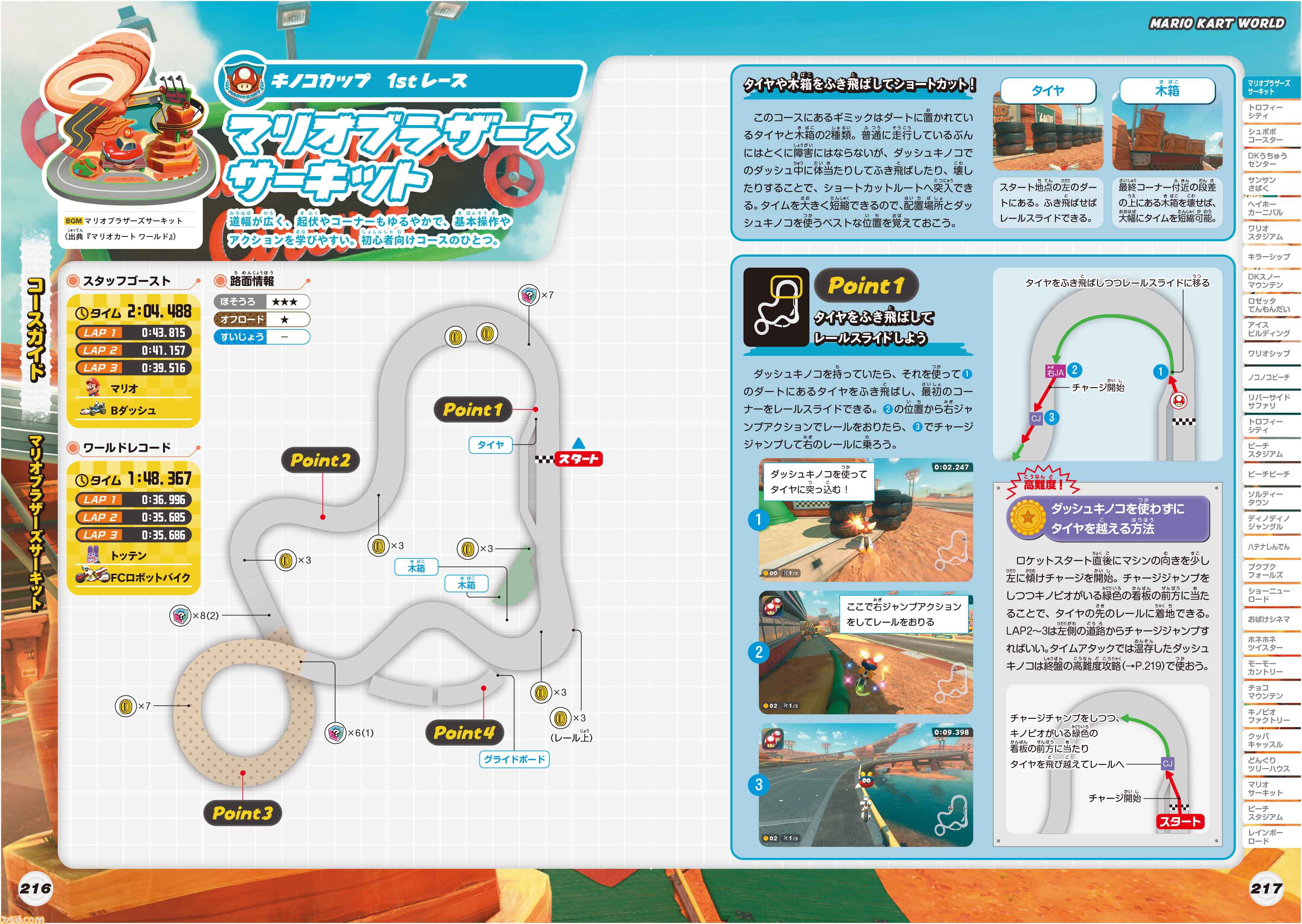 即発送可]スーパーマリオカード 4 コースカード マリオカート8