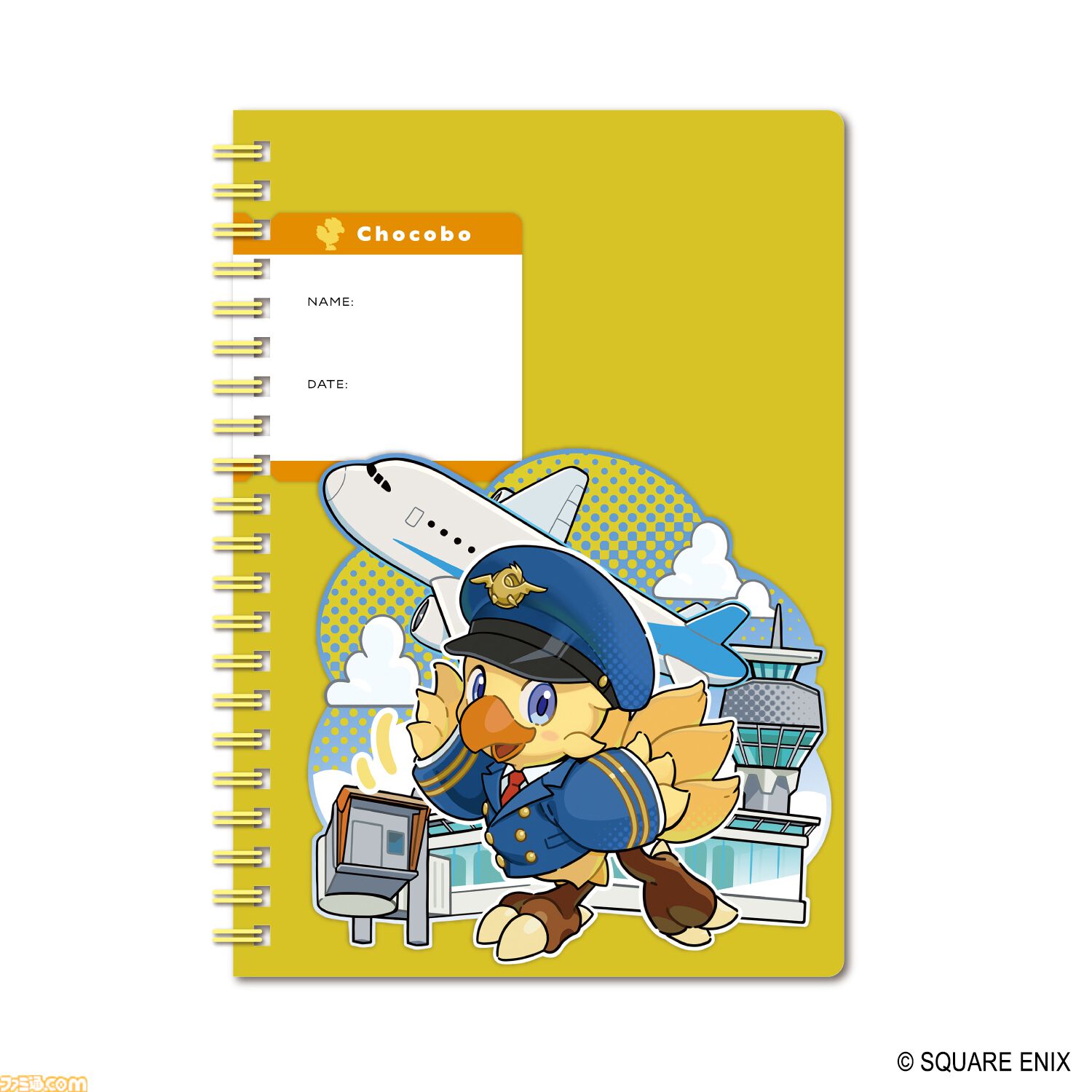 スライムとチョコボがパイロット姿に。成田空港にスクエニ期間限定ショップが4月3日オープン。アクキーやステッカーなど描き下ろし限定グッズが多数登場